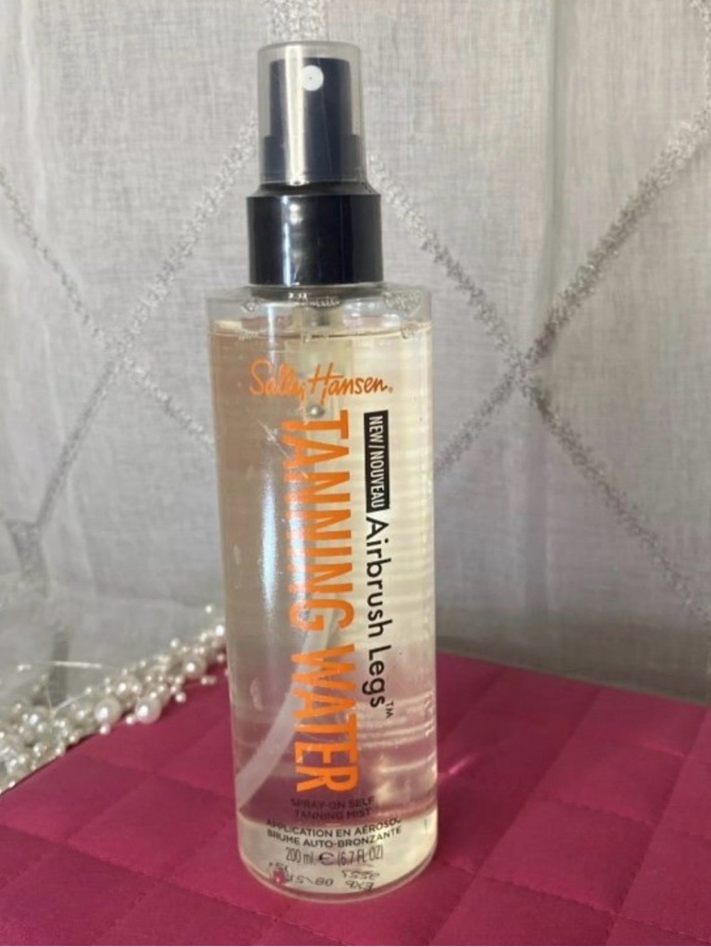 Sally Hansen Airbrush Legs TANNING WATER Spray On SELF TAN Mist Sealed